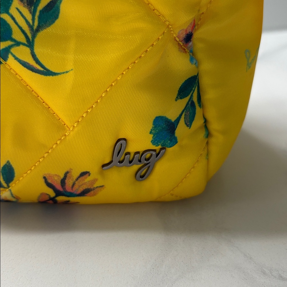 Lug Jitterbug yellow floral purse NWOT - Picture 2 of 7